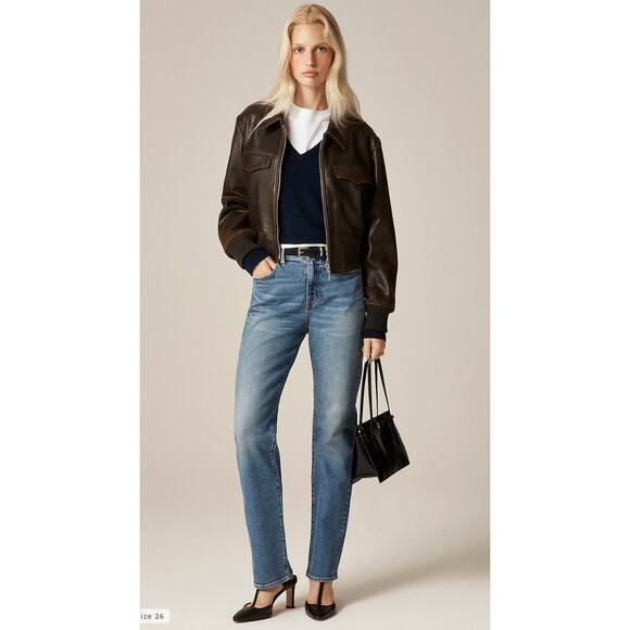 J.CREW Denim - J.CREW, Nipped straight Jean, MSRP $158, CURRENT